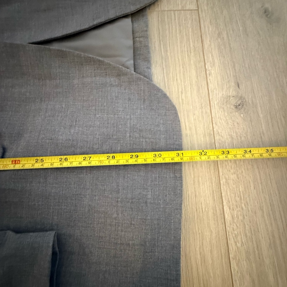 NWOT H&M Classic Oversized Grey Blazer - Picture 4 of 8
